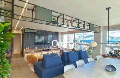 Apartamento à venda, 150 m² por r$ 1.900.000,00 - setor marista - goiânia/go
