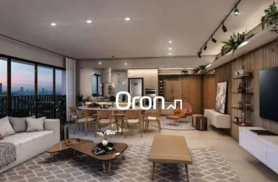 Apartamento mobiliado com 3 dormitórios à venda, 137 m² por r$ 1.450.000 - setor marista - goiânia/go