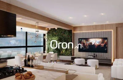 Apartamento com 3 dormitórios à venda, 140 m² por r$ 1.380.000,00 - setor bueno - goiânia/go