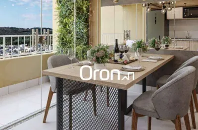 Apartamento com 3 dormitórios à venda, 75 m² por r$ 495.000,00 - parque oeste industrial - goiânia/go