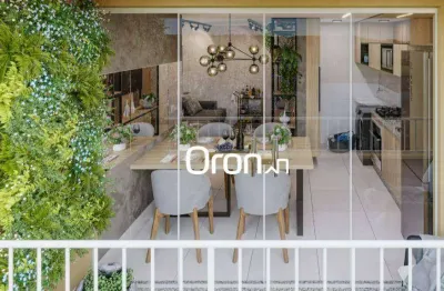 Apartamento com 2 dormitórios à venda, 63 m² por r$ 411.000,00 - parque oeste industrial - goiânia/go