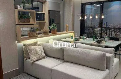 Apartamento com 2 dormitórios à venda, 64 m² por r$ 698.000,00 - parque amazônia - goiânia/go
