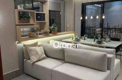 Apartamento com 2 dormitórios à venda, 64 m² por r$ 500.000,00 - parque amazônia - goiânia/go