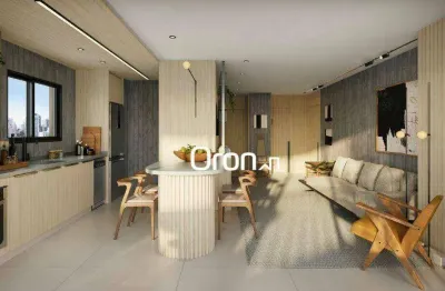 Apartamento com 2 dormitórios à venda, 69 m² por r$ 1.010.000,00 - setor marista - goiânia/go