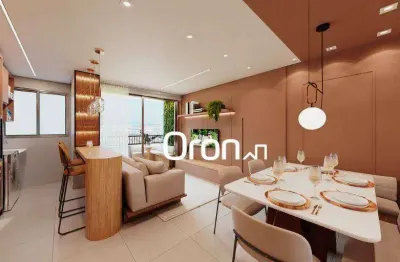 Apartamento com 2 dormitórios à venda, 63 m² por r$ 520.000,00 - vila alto da glória - goiânia/go