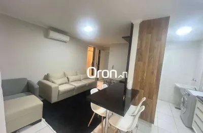 Apartamento mobiliado com 2 dormitórios à venda, 64 m² por r$ 440.000 - serrinha - goiânia/go