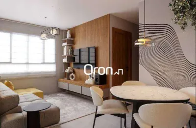 Apartamento com 2 dormitórios à venda, 52 m² por r$ 385.000,00 - jardim nova era - aparecida de goiânia/go