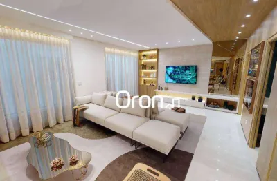 Apartamento à venda, 218 m² por r$ 2.265.000,00 - setor marista - goiânia/go