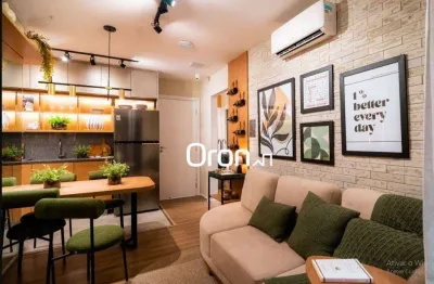 Apartamento com 2 dormitórios à venda, 41 m² por r$ 350.000,00 - setor central - goiânia/go