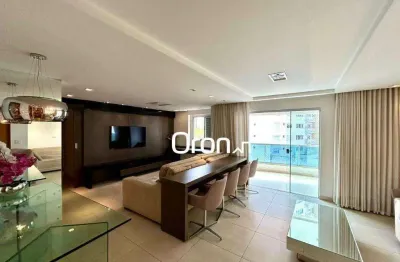 Apartamento com 3 dormitórios à venda, 110 m² por r$ 890.000,00 - jardim goiás - goiânia/go