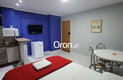 Flat com 1 dormitório à venda, 30 m² por r$ 148.800,00 - setor central - goiânia/go