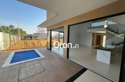 Sobrado com 3 dormitórios à venda, 197 m² por r$ 1.400.000,00 - terras alpha 2 - senador canedo/go
