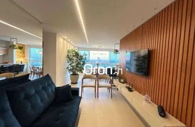 Apartamento mobiliado com 3 dormitórios à venda, 90 m² por r$ 749.000 - vila rosa - goiânia/go