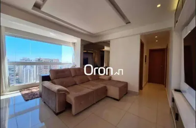 Apartamento mobiliado com 3 dormitórios à venda, 95 m² por r$ 850.000 - setor bueno - goiânia/go