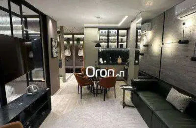 Flat com 1 dormitório à venda, 43 m² por r$ 555.000,00 - setor marista - goiânia/go