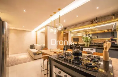 Apartamento com 2 dormitórios à venda, 66 m² por r$ 455.000,00 - vila rosa - goiânia/go