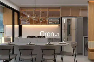 Apartamento com 2 dormitórios à venda, 65 m² por r$ 490.000,00 - vila rosa - goiânia/go