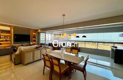 Apartamento com 3 dormitórios à venda, 163 m² por r$ 1.890.000,00 - park lozandes - goiânia/go