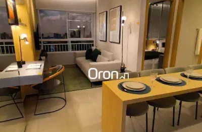 Flat com 1 dormitório à venda, 39 m² por r$ 430.000,00 - setor leste universitário - goiânia/go