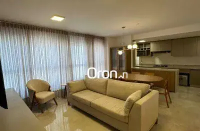 Apartamento mobiliado com 3 dormitórios à venda, 114 m² por r$ 1.350.000 - setor marista - goiânia/go