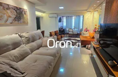 Apartamento mobiliado com 3 dormitórios à venda, 109 m² por r$ 700.000 - setor bueno - goiânia/go