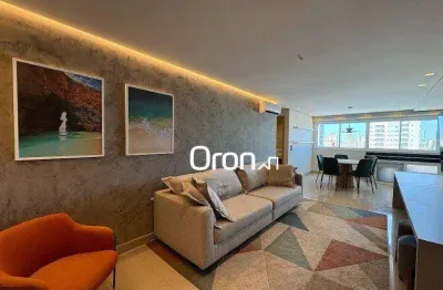 Apartamento mobiliado com 2 dormitórios à venda, 69 m² por r$ 750.000 - setor marista - goiânia/go