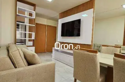 Apartamento com 2 dormitórios à venda, 43 m² por r$ 299.900,00 - jardim novo mundo - goiânia/go