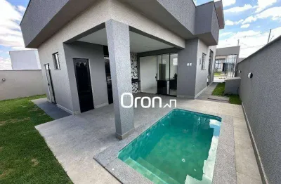 Casa com 3 dormitórios à venda, 152 m² por r$ 990.000,00 - terras alpha 2 - senador canedo/go