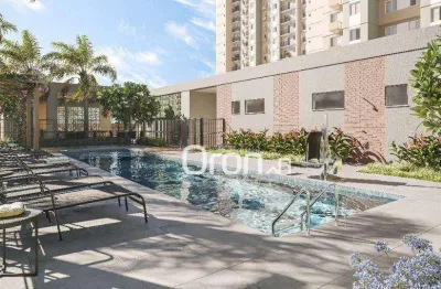 Apartamento com 3 dormitórios à venda, 61 m² por r$ 435.000,00 - residencial eldorado - goiânia/go