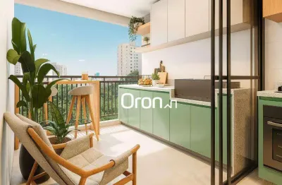 Apartamento com 2 dormitórios à venda, 54 m² por r$ 405.000,00 - setor faiçalville - goiânia/go