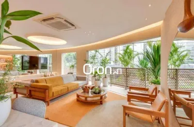 Flat com 1 dormitório à venda, 37 m² por r$ 540.000,00 - setor oeste - goiânia/go