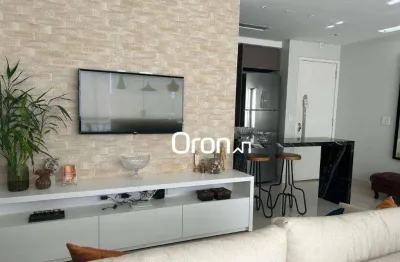 Apartamento mobiliado com 2 dormitórios à venda, 67 m² por r$ 530.000 - jardim atlântico - goiânia/go