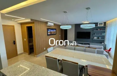Apartamento com 3 dormitórios à venda, 114 m² por r$ 1.290.000,00 - setor marista - goiânia/go