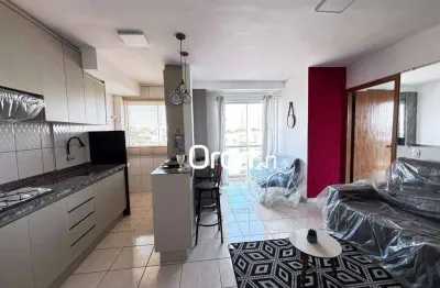 Flat mobiliado com 1 dormitório à venda, 46 m² por r$ 298.000 - setor sudoeste - goiânia/go