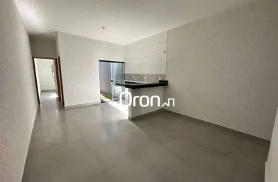 Casa com 2 dormitórios à venda, 77 m² por r$ 237.000,00 - parque eldorado oeste - goiânia/go