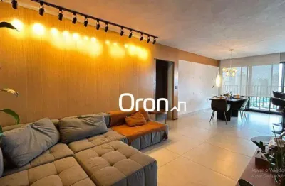 Apartamento mobiliado com 3 dormitórios à venda, 116 m² por r$ 1.150.000 - setor marista - goiânia/go