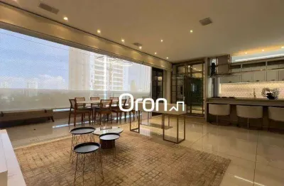 Apartamento duplex mobiliado com 3 dormitórios à venda, 160 m² por r$ 1.650.000 - setor marista - goiânia/go
