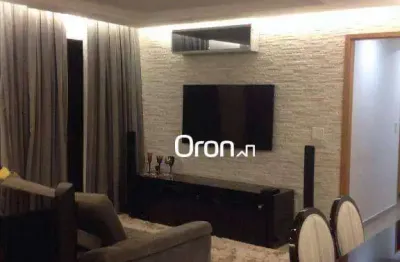 Apartamento mobiliado com 3 dormitórios à venda, 110 m² por r$ 1.046.000 - serrinha - goiânia/go