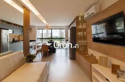 Apartamento com 2 dormitórios à venda, 59 m² por r$ 411.000,00 - vila rosa - goiânia/go