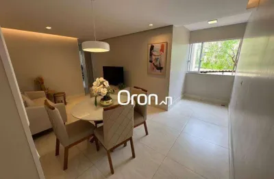 Apartamento com 3 dormitórios à venda, 70 m² por r$ 398.000,00 - vila são luiz - goiânia/go