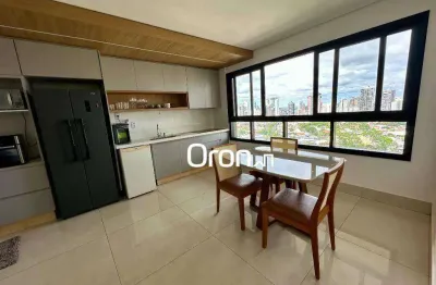 Apartamento mobiliado com 2 dormitórios à venda, 68 m² por r$ 750.000 - setor marista - goiânia/go