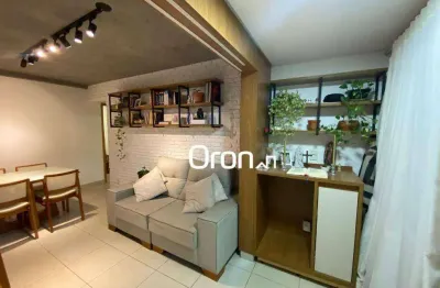 Apartamento com 2 dormitórios à venda, 60 m² por r$ 410.000,00 - jardim atlântico - goiânia/go