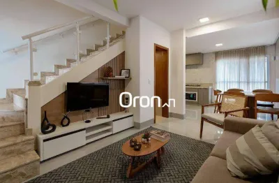 Sobrado com 2 dormitórios à venda, 116 m² por r$ 629.000,00 - sítios santa luzia - aparecida de goiânia/go