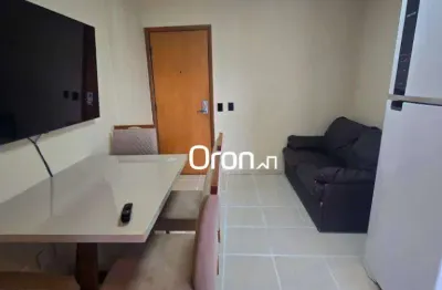 Flat mobiliado com 1 dormitório à venda, 34 m² por r$ 249.900 - setor pedro ludovico - goiânia/go