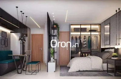 Flat com 1 dormitório à venda, 40 m² por r$ 530.000,00 - setor marista - goiânia/go