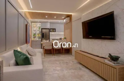 Apartamento com 2 dormitórios à venda, 54 m² por r$ 460.000,00 - jardim atlântico - goiânia/go