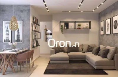 Apartamento com 3 dormitórios à venda, 86 m² por r$ 520.000,00 - parque oeste industrial - goiânia/go