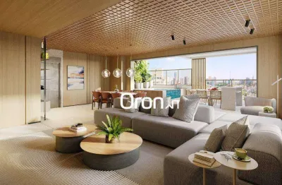 Apartamento com 4 dormitórios à venda, 257 m² por r$ 3.410.000,00 - setor marista - goiânia/go