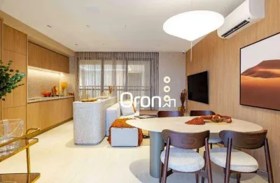 Apartamento com 2 dormitórios à venda, 78 m² por r$ 1.025.000,00 - setor marista - goiânia/go