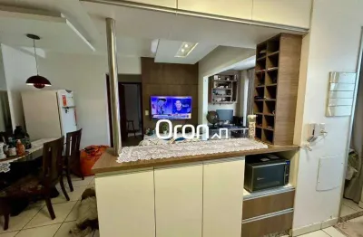 Apartamento com 2 dormitórios à venda, 56 m² por r$ 370.000,00 - vila jaraguá - goiânia/go